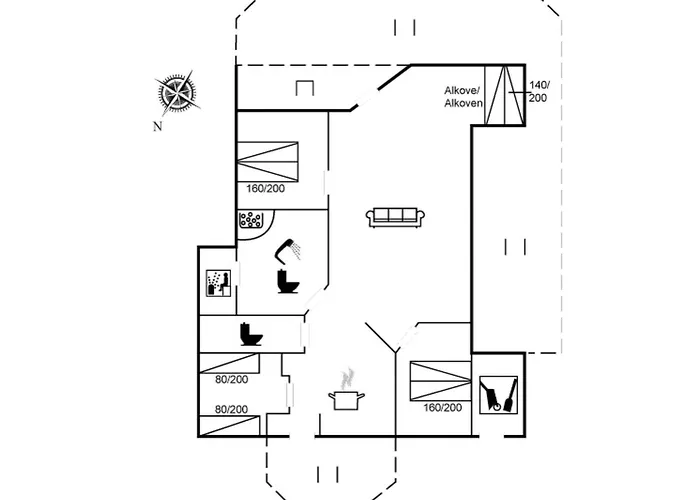Prázdninový dům Tjakko - 900m From The Sea By Interhome *
